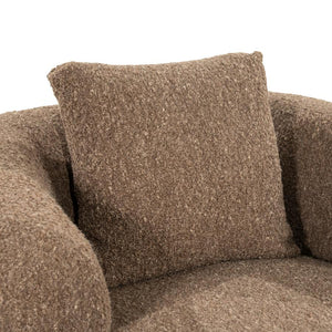 Fauteuil Bruno Eleonora - Koda stof bruin