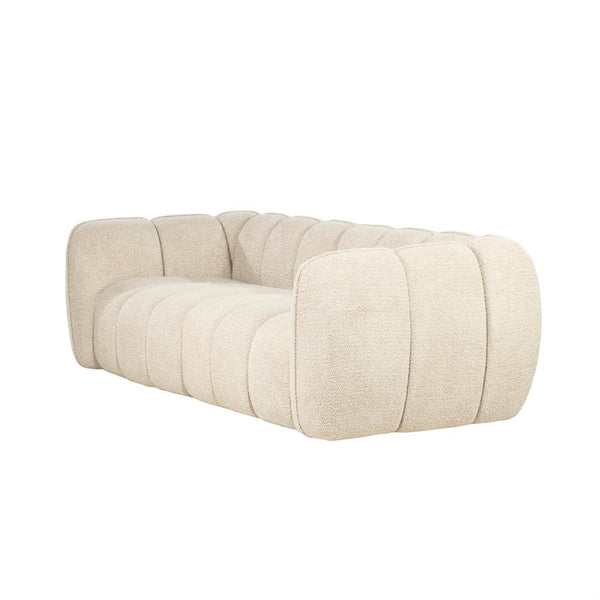 Sofa 3 zits bank Cubetto By-Boo - Nox stof taupe kleur
