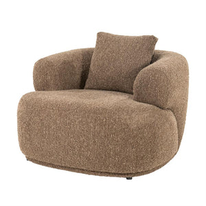 Fauteuil Bruno Eleonora - Koda stof bruin
