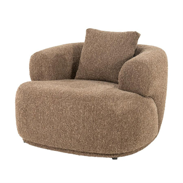 Fauteuil Bruno Eleonora - Koda stof bruin