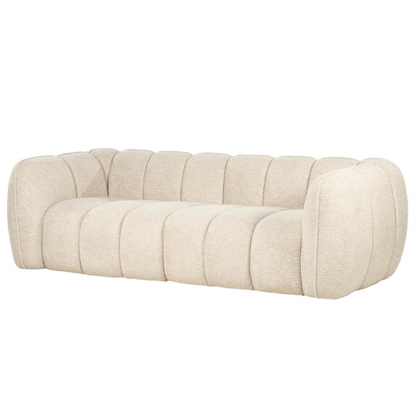 Sofa 3 zits bank Cubetto By-Boo - Nox stof taupe kleur