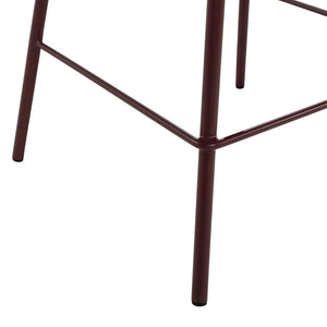 The Home Style Club x By-Boo Barstoel Belle Vie Burgundy