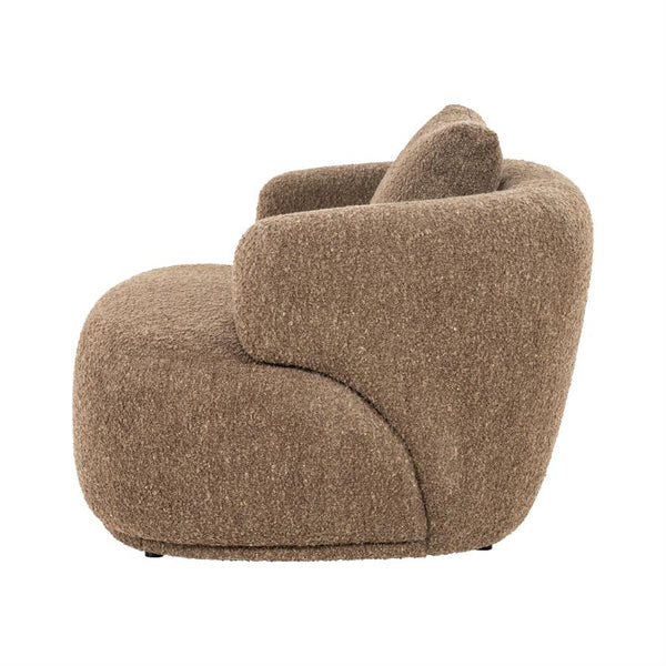 Fauteuil Bruno Eleonora - Koda stof bruin