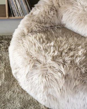 Opblaasbare knuffel fauteuil/zitzak Snuzzle By-Boo - Taupe
