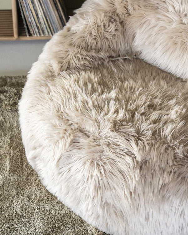 Opblaasbare knuffel fauteuil/zitzak Snuzzle By-Boo - Taupe