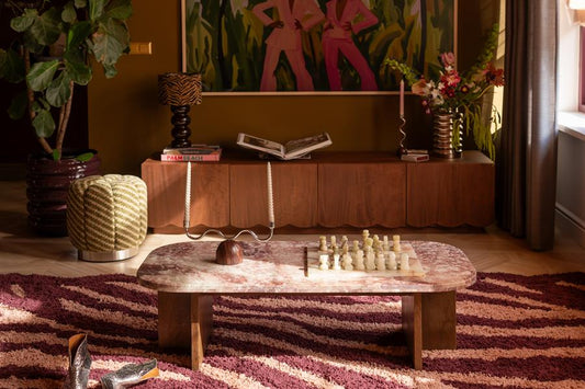 The Home Style Club x By-Boo Salontafel Haussmann Roze marmer