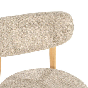 Barstoel Sedia By Boo -  natural stof zithoogte 65 cm