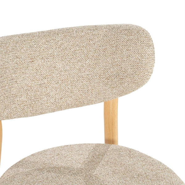 Barstoel Sedia By Boo -  natural stof zithoogte 65 cm