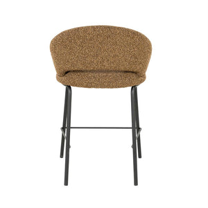 Barstoel Nido By-Boo - Bruine stof zithoogte 65 cm