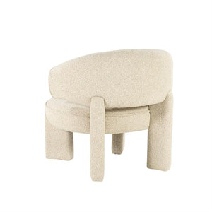 Fauteuil Phanti By-Boo - Beige stof