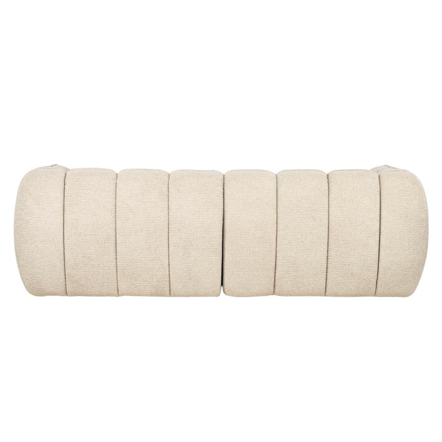 Sofa 3 zits bank Cubetto By-Boo - Nox stof taupe kleur