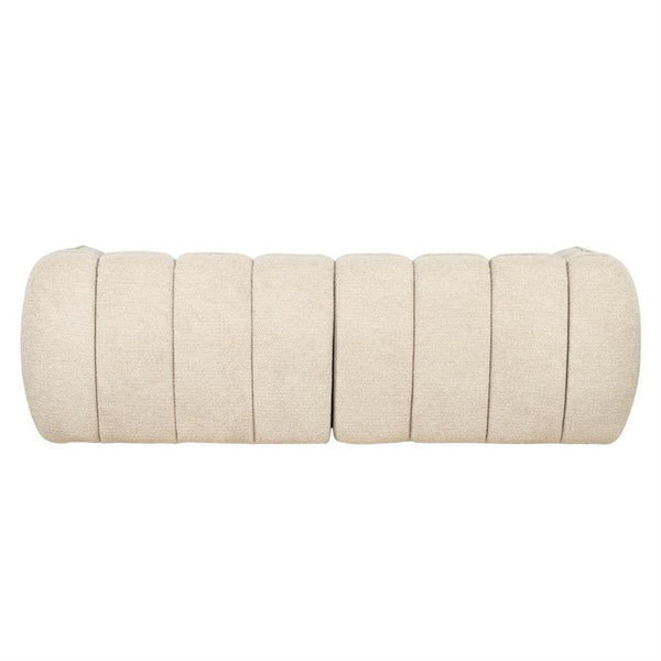 Sofa 3 zits bank Cubetto By-Boo - Nox stof taupe kleur