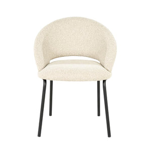 Eetkamerstoel Nido By-Boo - Stof cloud beige