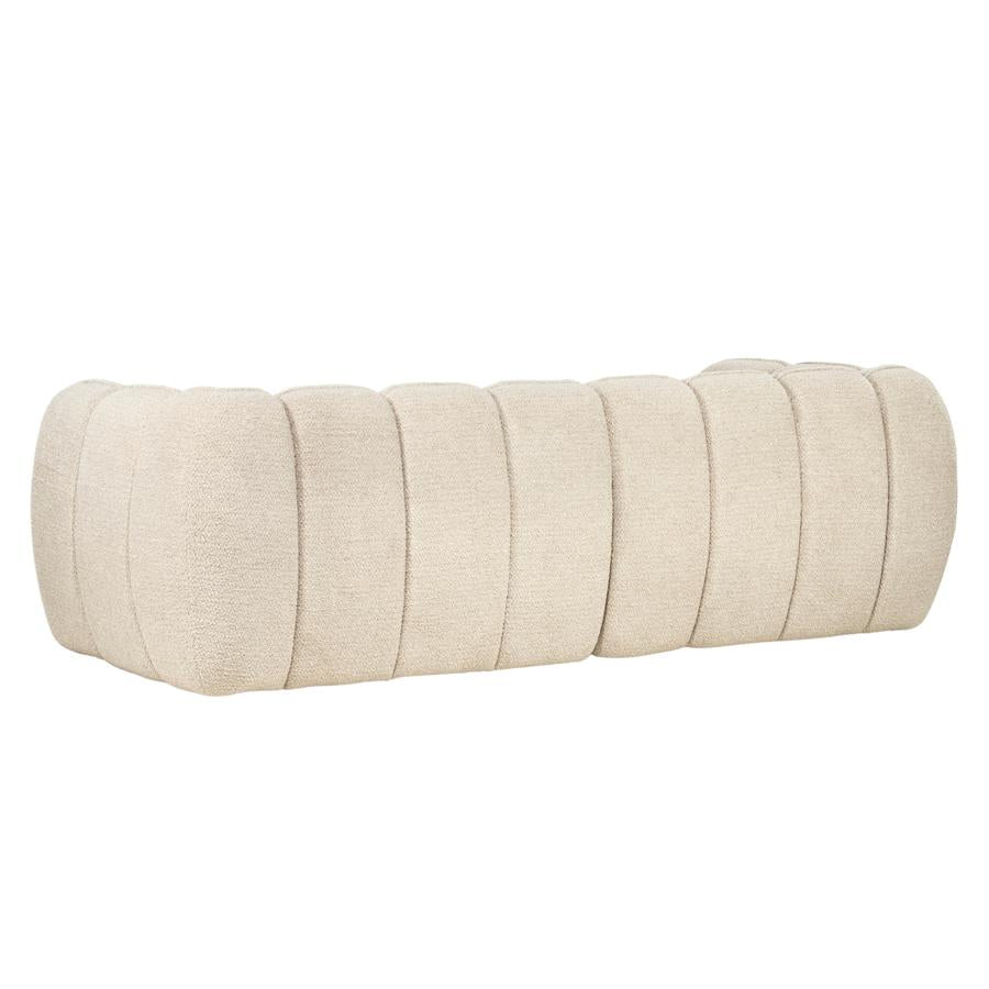 Sofa 3 zits bank Cubetto By-Boo - Nox stof taupe kleur