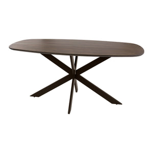 Eettafel Arhus Solid deens ovaal 180cm / Massief acacia bruin