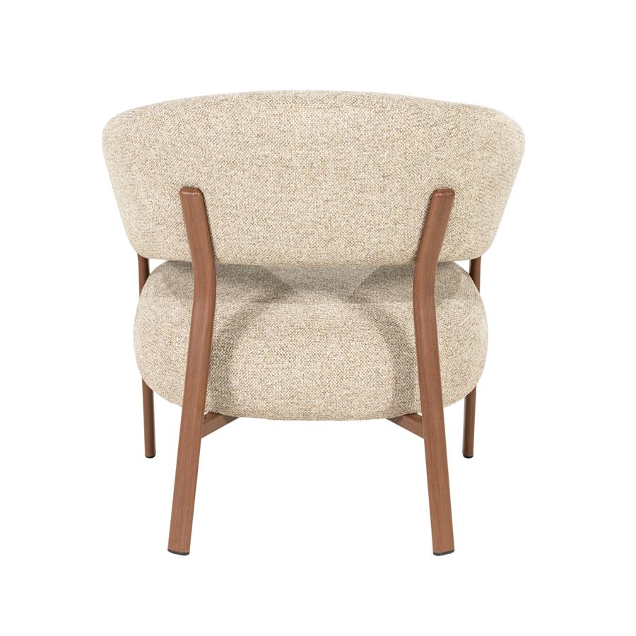Fauteuil Sedia By-Boo - Bruine stof