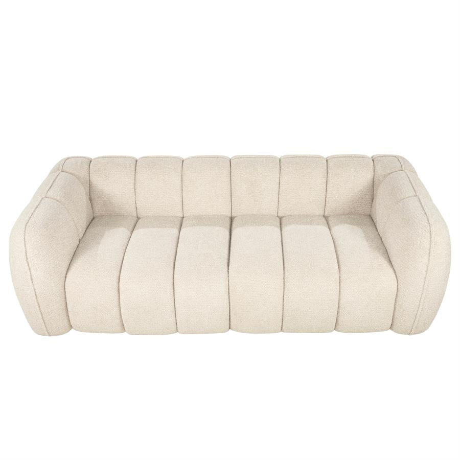 Sofa 3 zits bank Cubetto By-Boo - Nox stof taupe kleur