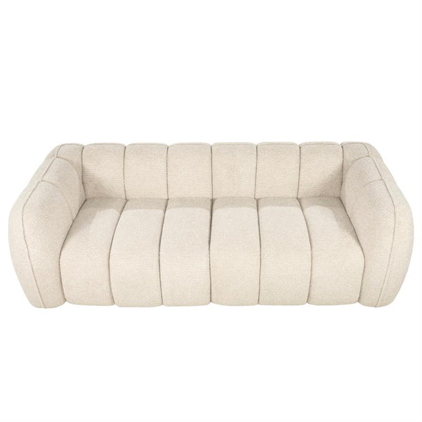 Sofa 3 zits bank Cubetto By-Boo - Nox stof taupe kleur