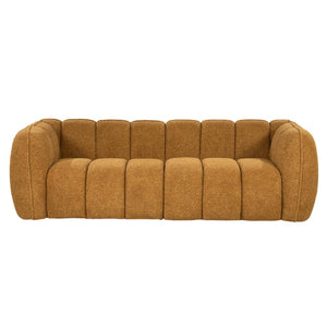 Sofa 3 zits bank Cubetto By-Boo - Nox stof mosterd kleur