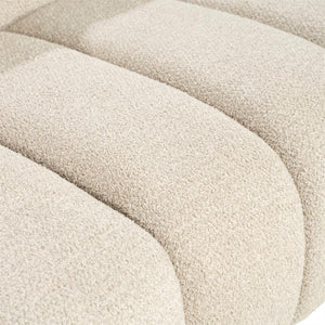 Sofa 3 zits bank Cubetto By-Boo - Nox stof taupe kleur