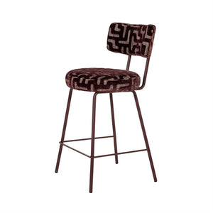 The Home Style Club x By-Boo Barstoel Belle Vie Burgundy