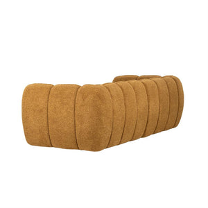 Sofa 3 zits bank Cubetto By-Boo - Nox stof mosterd kleur