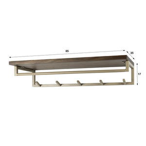 Kapstok Dune 5 haken / Beige