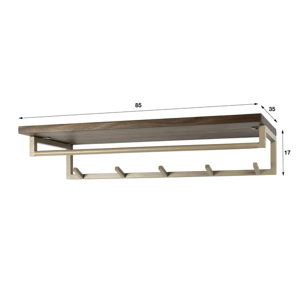 Kapstok Dune 5 haken / Beige