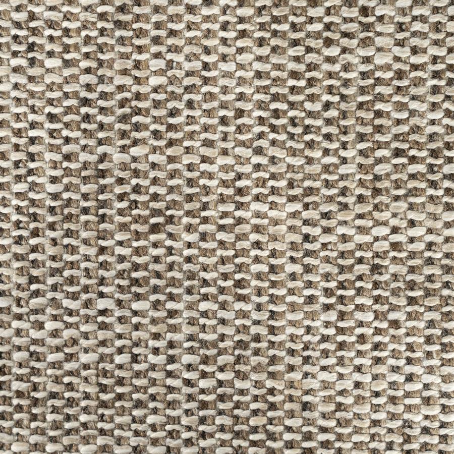 Fauteuil Nila Eleonora bruin hout  - Vanu stof taupe