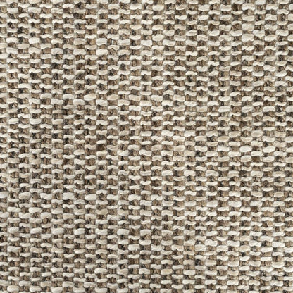 Fauteuil Nila Eleonora bruin hout  - Vanu stof taupe
