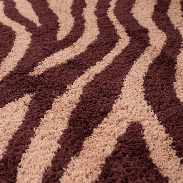 The Home Style Club x By-Boo Vloerkleed Fantaisie 290x190 Burgundy