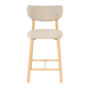 Barstoel Sedia By Boo -  natural stof zithoogte 65 cm