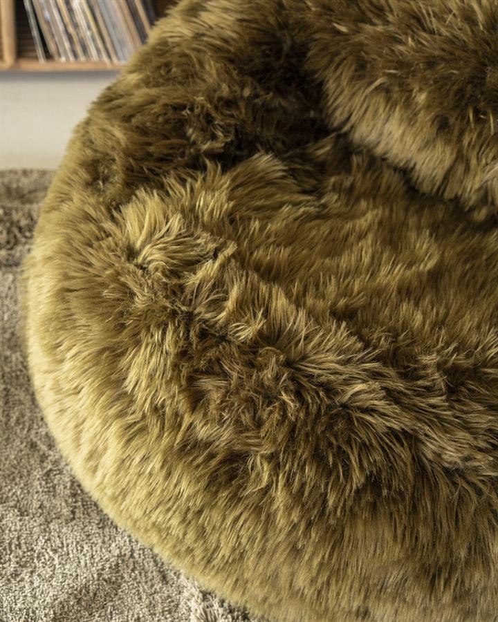 Opblaasbare knuffel fauteuil/zitzak Snuzzle By-Boo - Groen
