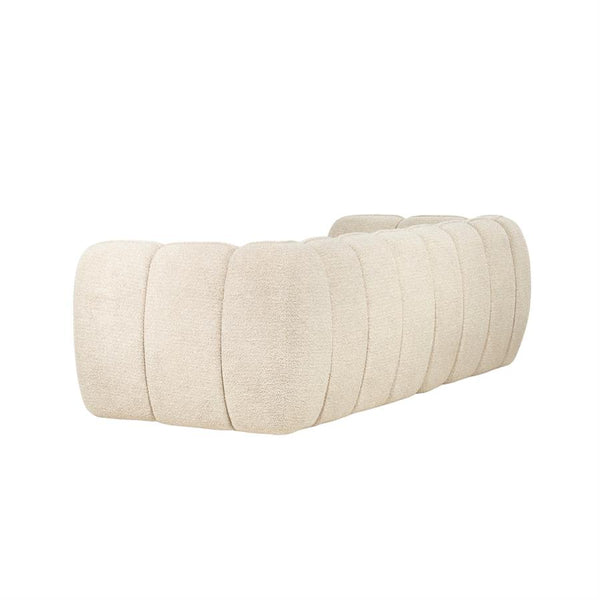 Sofa 3 zits bank Cubetto By-Boo - Nox stof taupe kleur