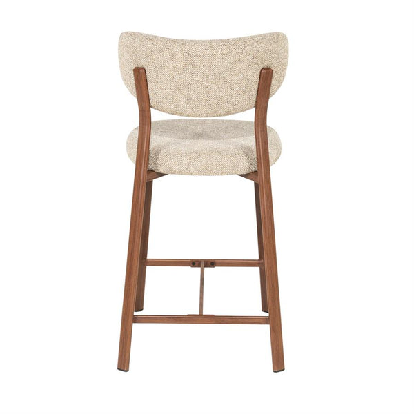 Barstoel Sedia By Boo - Bruine stof zithoogte 65 cm
