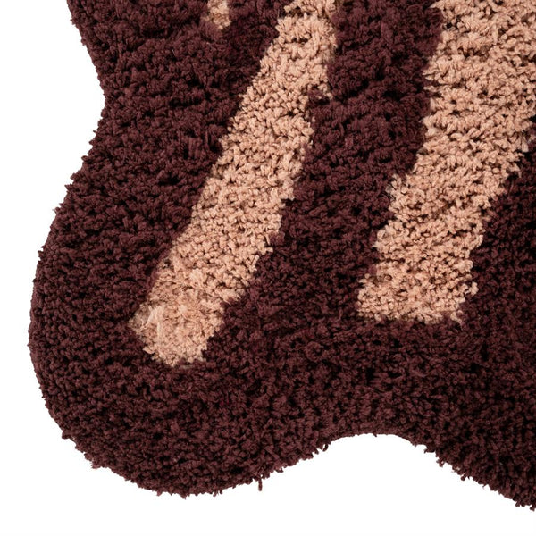 The Home Style Club x By-Boo Vloerkleed Fantaisie 290x190 Burgundy