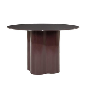 The Home Style Club x By-Boo Eettafel Dauphine Burgundy 120 cm rond