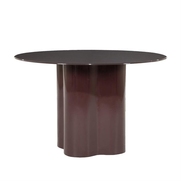 The Home Style Club x By-Boo Eettafel Dauphine Burgundy 120 cm rond