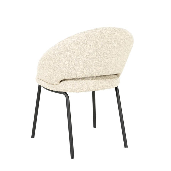 Eetkamerstoel Nido By-Boo - Stof cloud beige