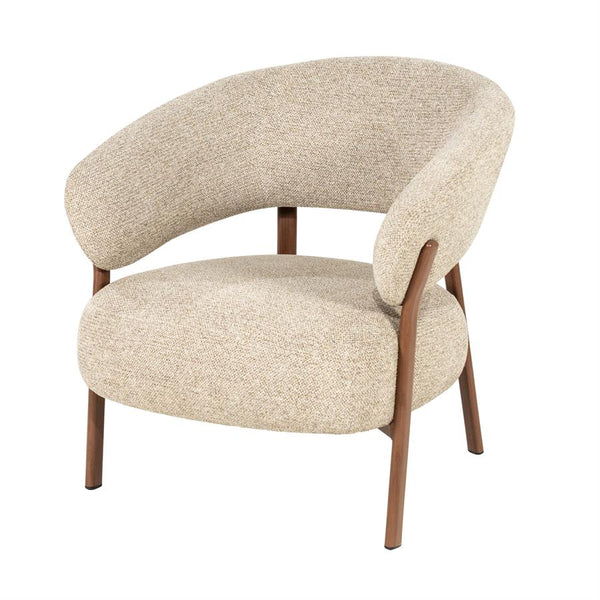 Fauteuil Sedia By-Boo - Bruine stof