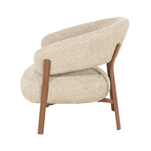 Fauteuil Sedia By-Boo - Bruine stof