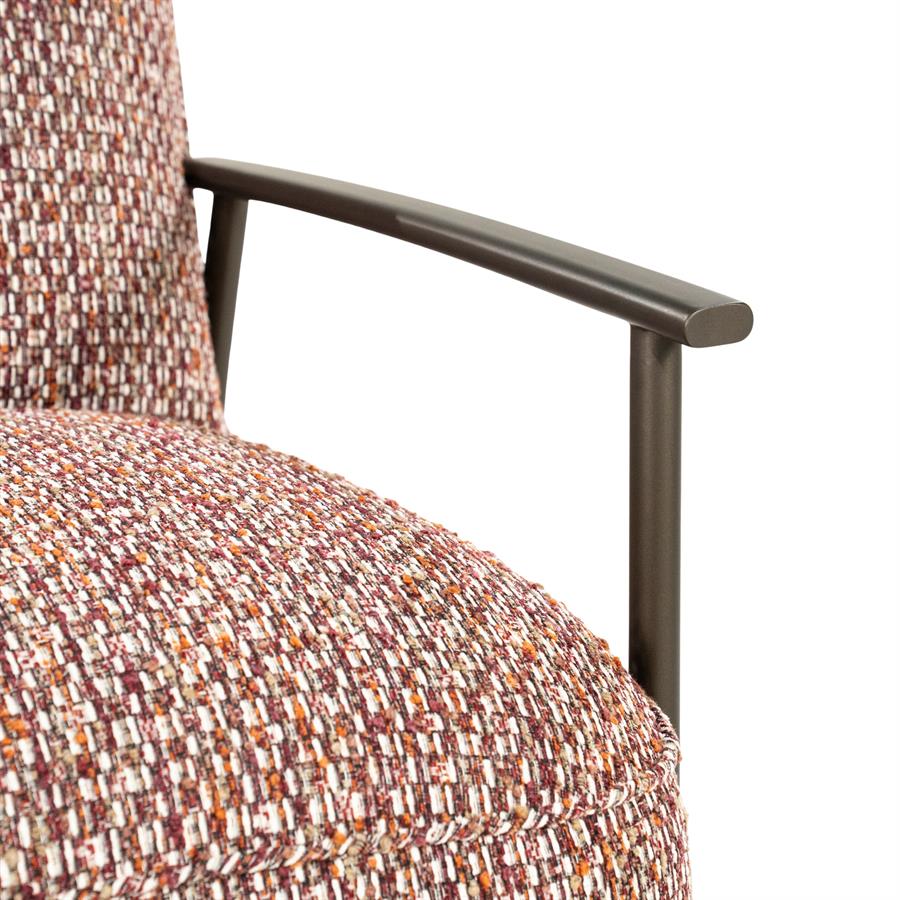 Fauteuil Norel Eleonora - Vive stof rood