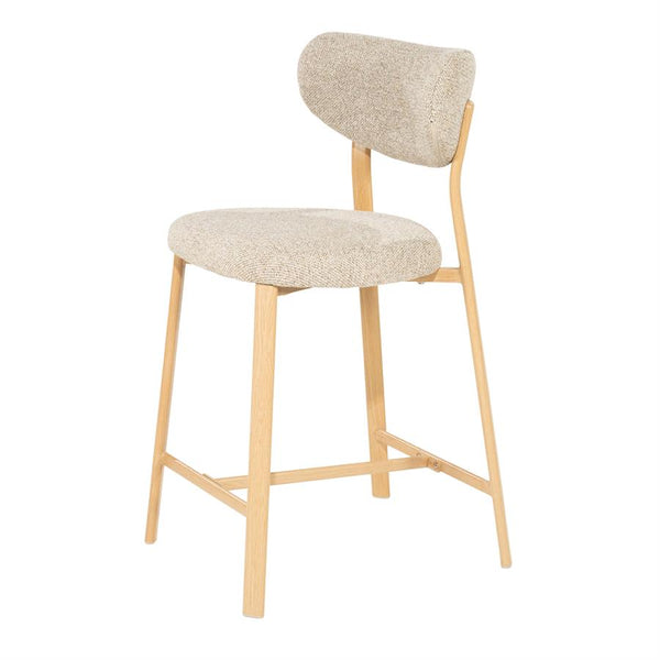 Barstoel Sedia By Boo -  natural stof zithoogte 65 cm