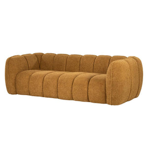 Sofa 3 zits bank Cubetto By-Boo - Nox stof mosterd kleur