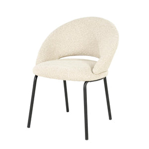 Eetkamerstoel Nido By-Boo - Stof cloud beige