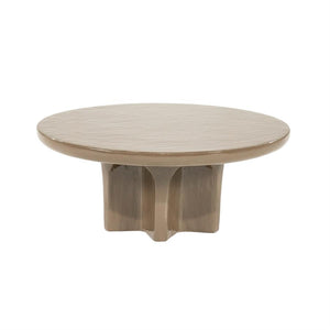 Salontafel Circolo By-Boo Ø80 cm - Donkerbruin beton glanzend