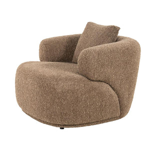 Fauteuil Bruno Eleonora - Koda stof bruin