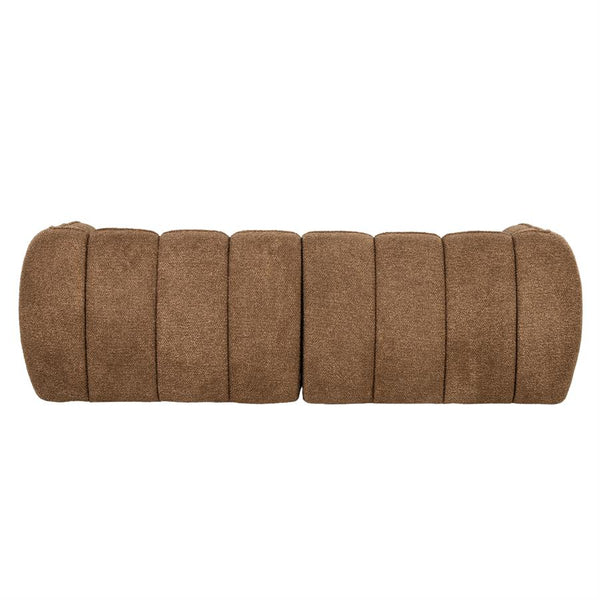 Sofa 3 zits bank Cubetto By-Boo - Nox stof bruine kleur