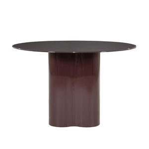 The Home Style Club x By-Boo Eettafel Dauphine Burgundy 120 cm rond