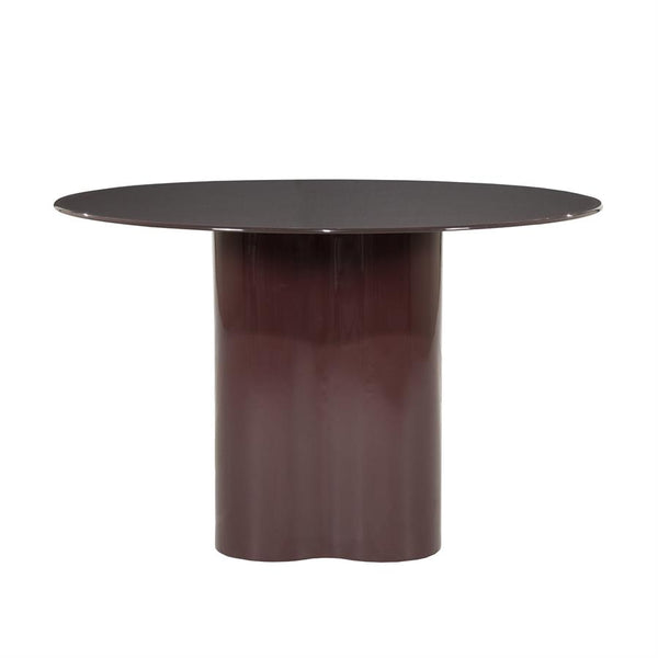 The Home Style Club x By-Boo Eettafel Dauphine Burgundy 120 cm rond